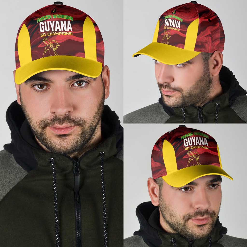Guyana Cricket Classic Cap Go Amazon Warriors Marble Pattern LT14