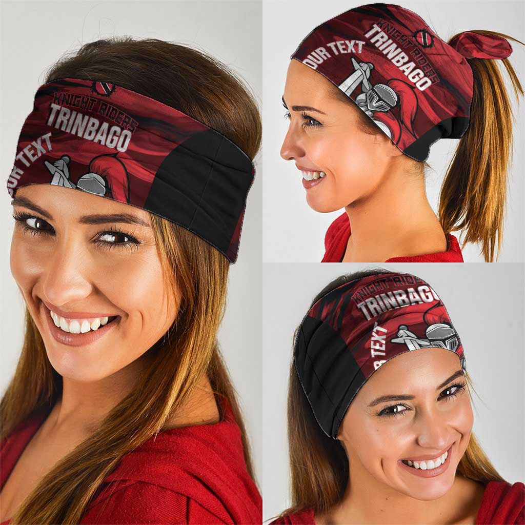 Custom Trinbago Cricket Neck Gaiter Go Knight Riders Marble Pattern LT14