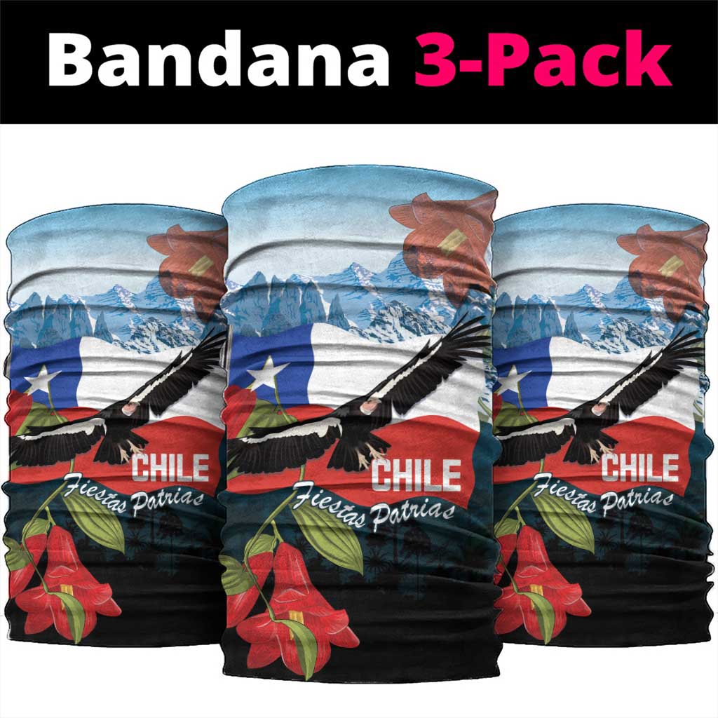 Chile Fiestas Patrias Neck Gaiter Andean Condor Andes Mountains LT14