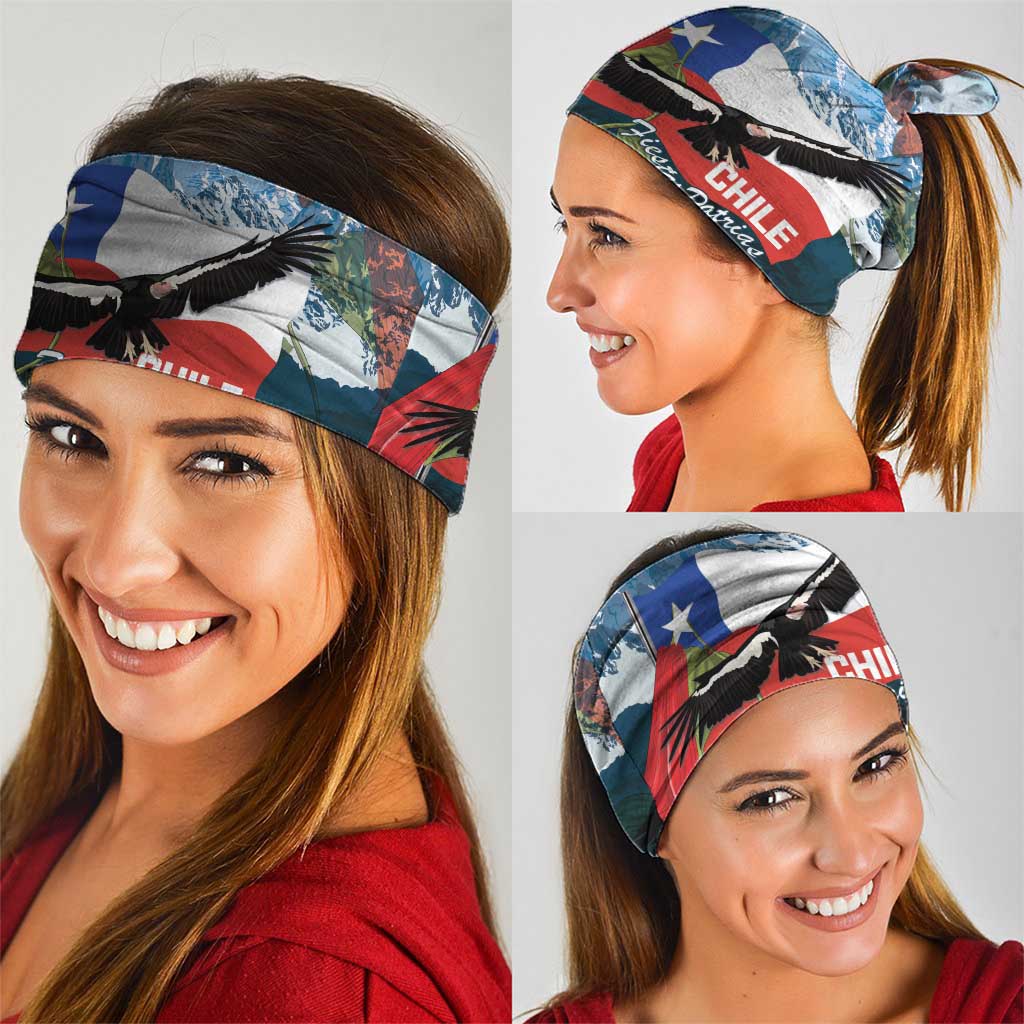 Chile Fiestas Patrias Neck Gaiter Andean Condor Andes Mountains LT14