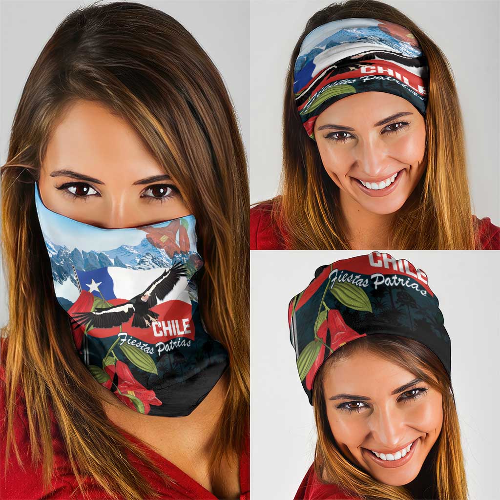 Chile Fiestas Patrias Neck Gaiter Andean Condor Andes Mountains LT14