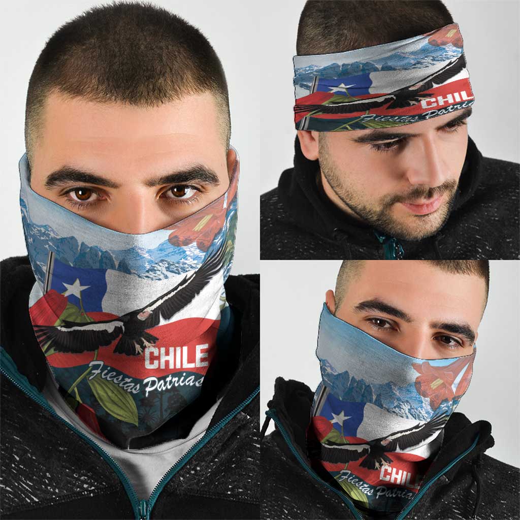 Chile Fiestas Patrias Neck Gaiter Andean Condor Andes Mountains LT14
