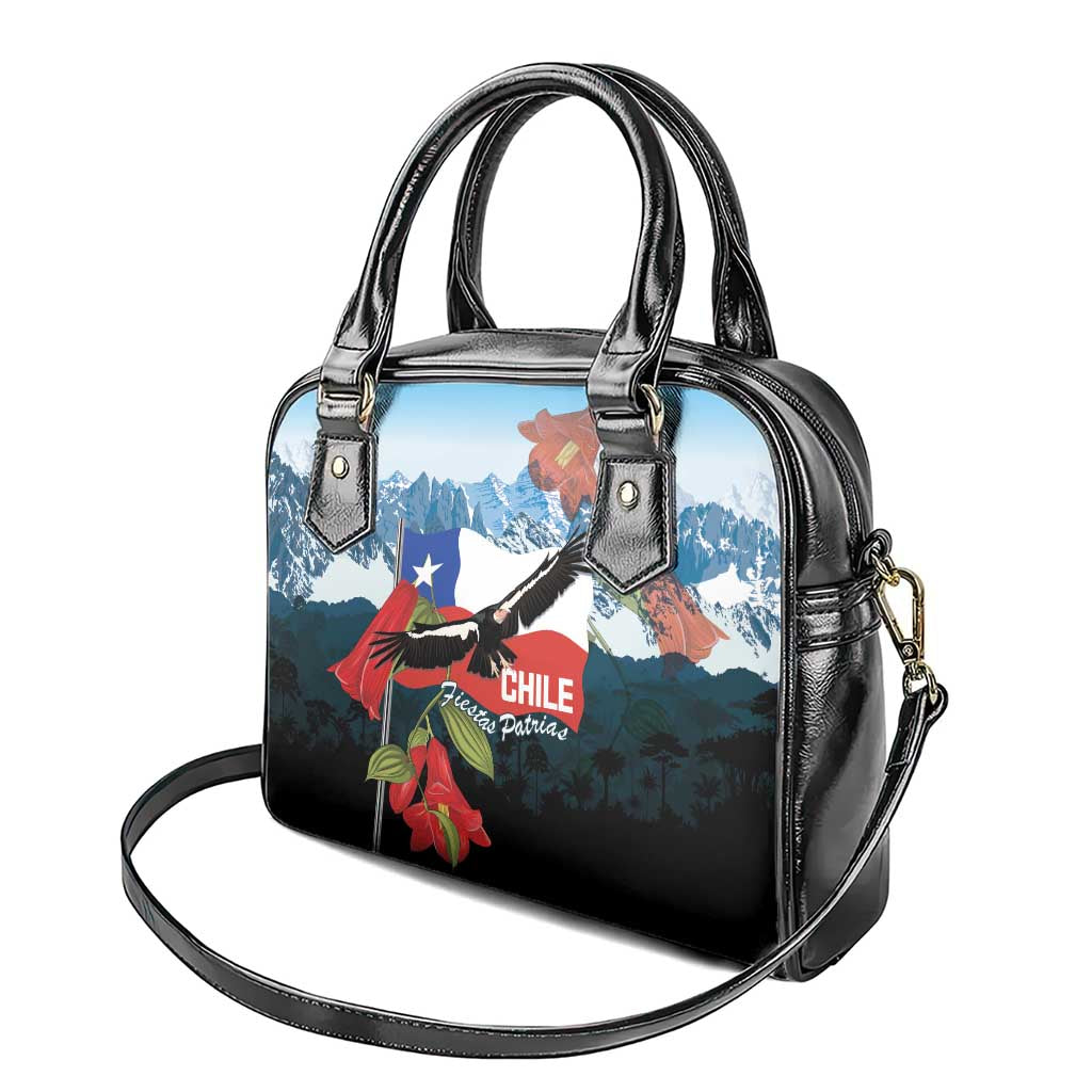 Chile Fiestas Patrias Shoulder Handbag Andean Condor Andes Mountains LT14