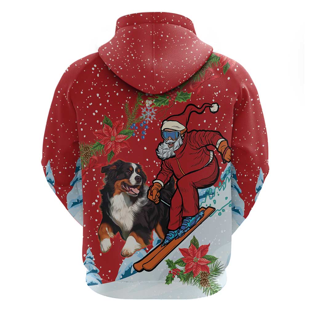 Switzerland Christmas Hoodie Greater Swiss Mountain Dog Santa - Merry Xmas LT14