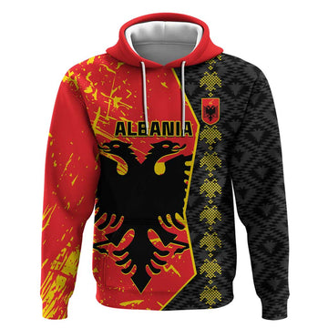 Albania Independence Day Hoodie Albanian Proud - Flag Color LT14