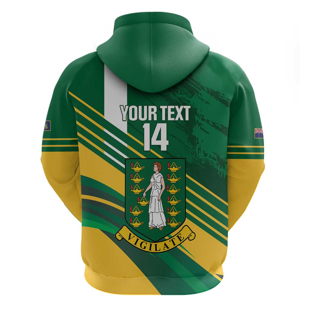 Custom British Virgin Islands Football Hoodie Come On Nature Boys LT14