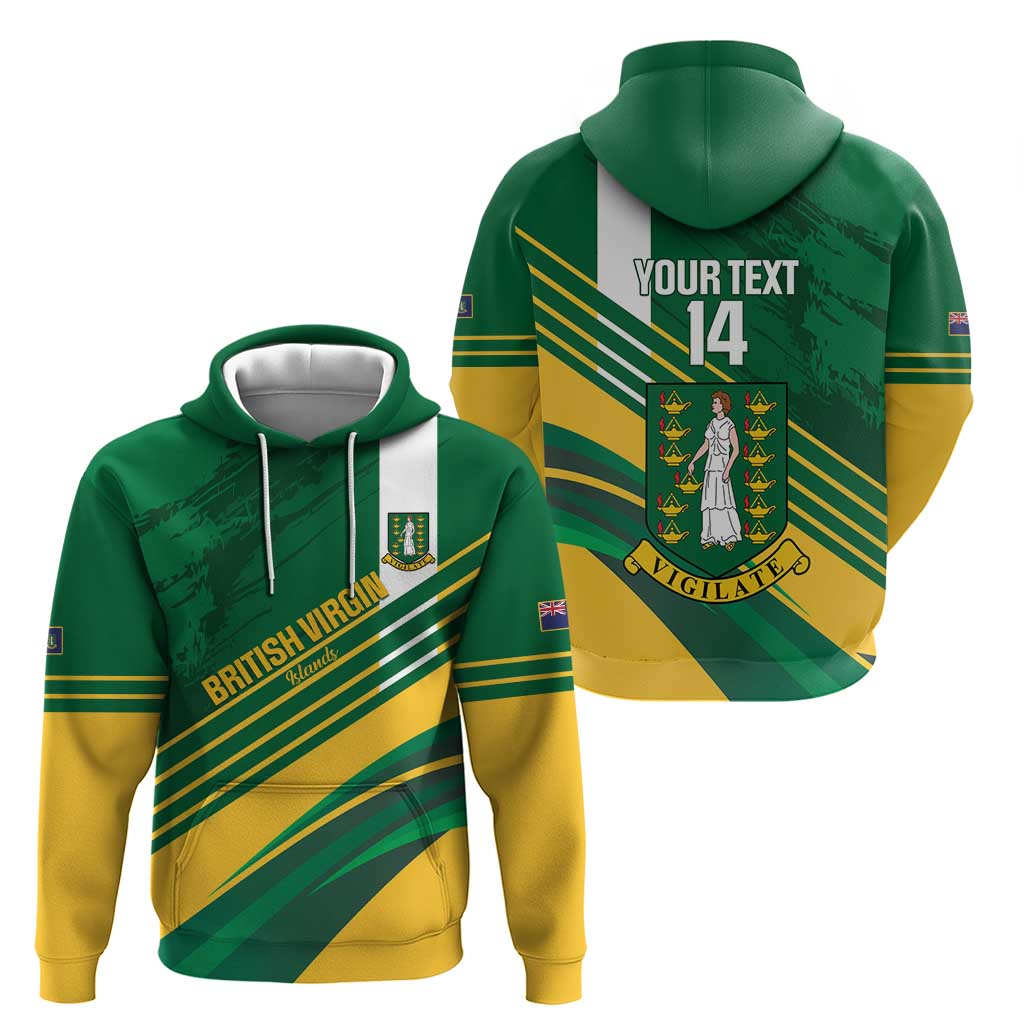 Custom British Virgin Islands Football Hoodie Come On Nature Boys LT14