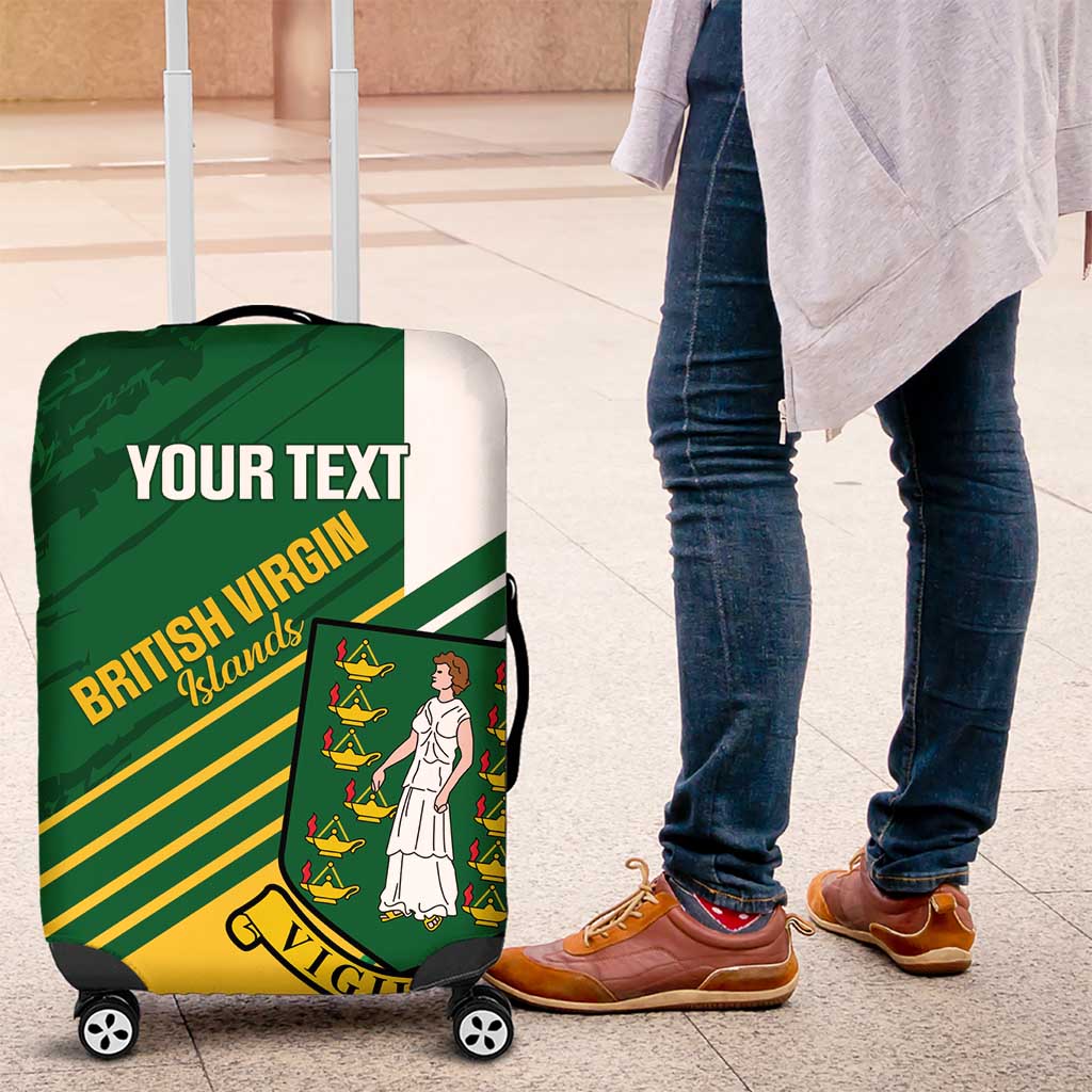 Custom British Virgin Islands Football Luggage Cover Come On Nature Boys LT14