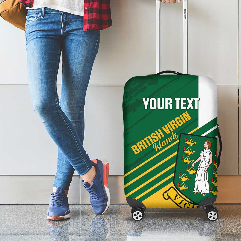 Custom British Virgin Islands Football Luggage Cover Come On Nature Boys LT14