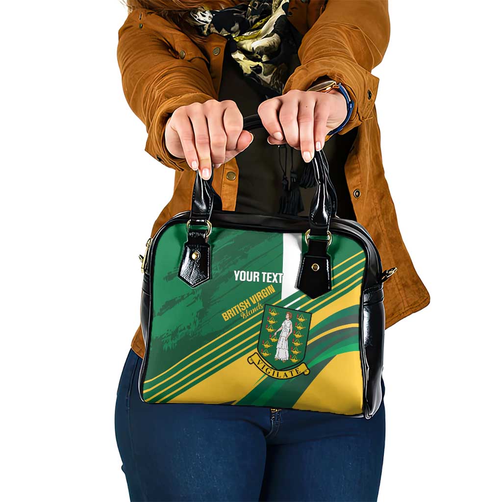 Custom British Virgin Islands Football Shoulder Handbag Come On Nature Boys LT14