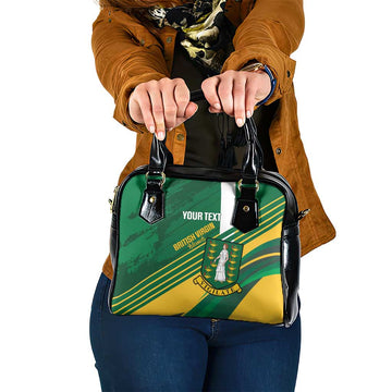 Custom British Virgin Islands Football Shoulder Handbag Come On Nature Boys LT14
