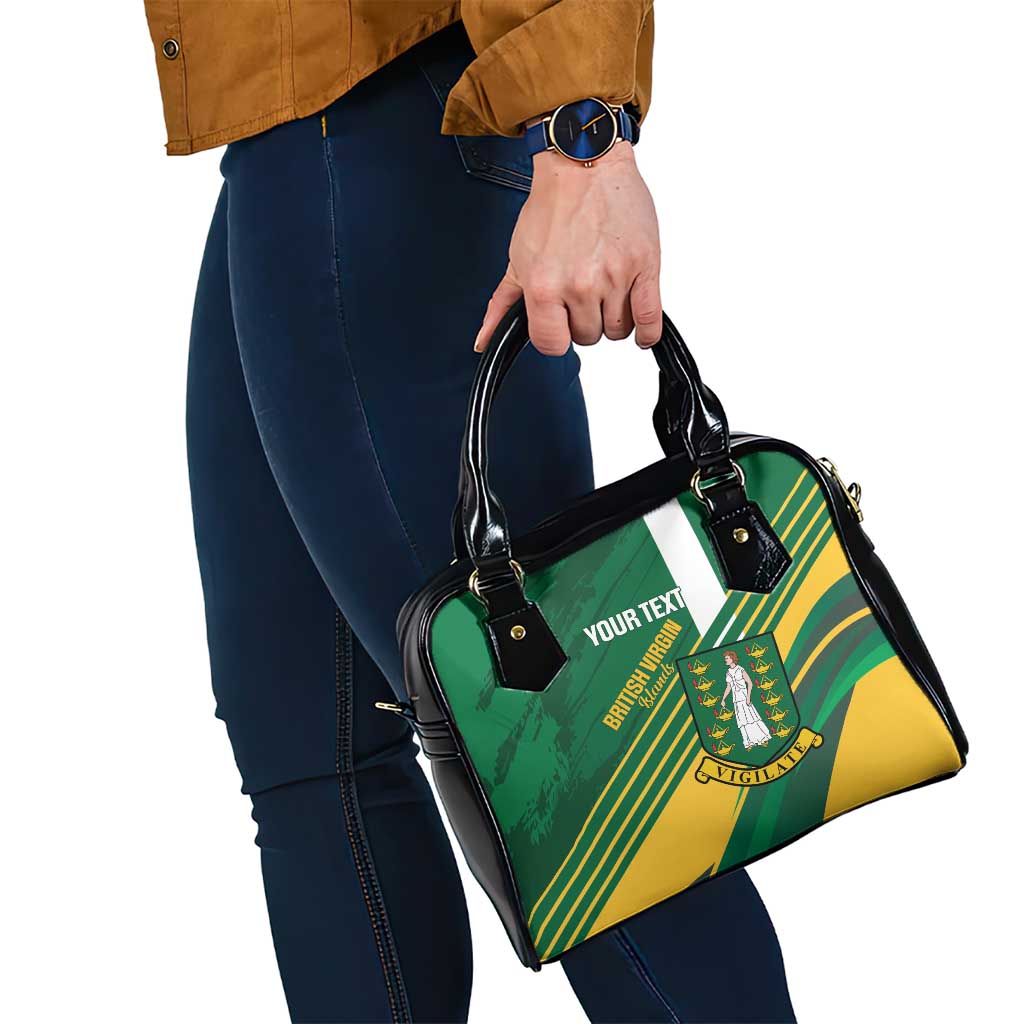 Custom British Virgin Islands Football Shoulder Handbag Come On Nature Boys LT14