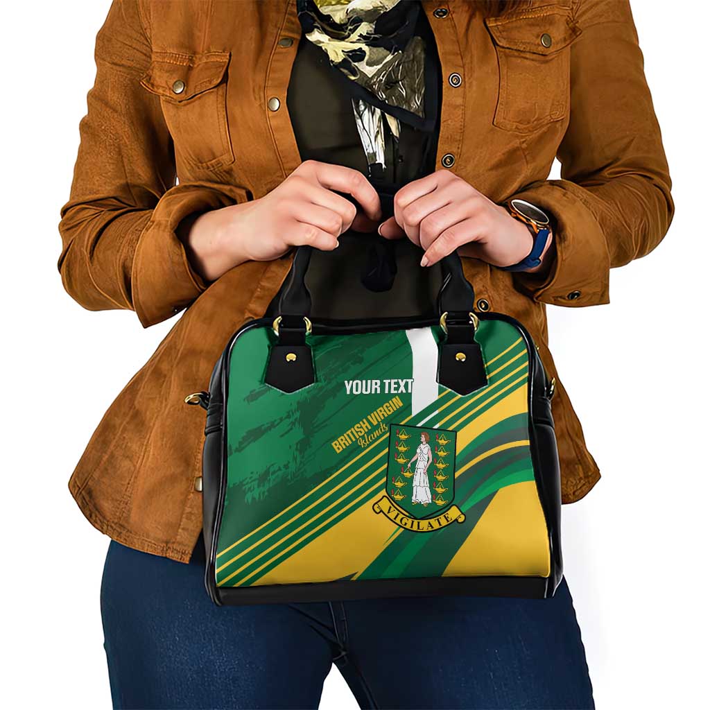 Custom British Virgin Islands Football Shoulder Handbag Come On Nature Boys LT14