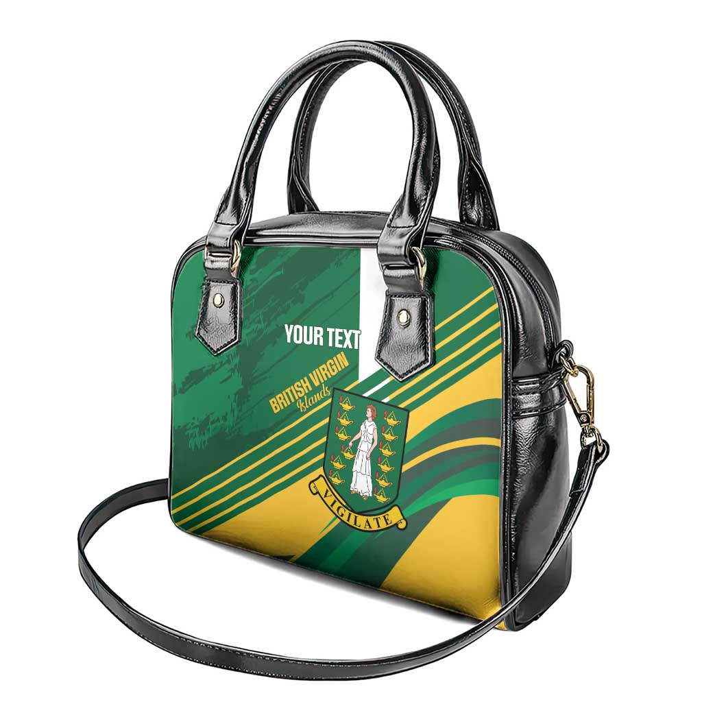 Custom British Virgin Islands Football Shoulder Handbag Come On Nature Boys LT14