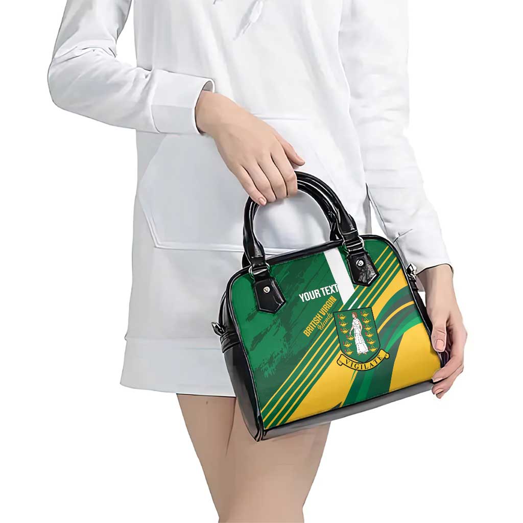 Custom British Virgin Islands Football Shoulder Handbag Come On Nature Boys LT14