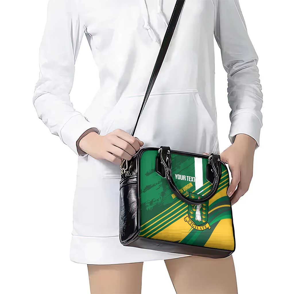 Custom British Virgin Islands Football Shoulder Handbag Come On Nature Boys LT14