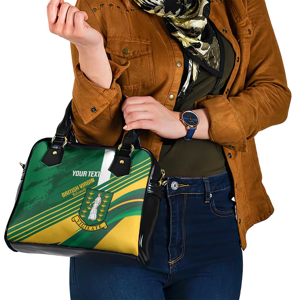 Custom British Virgin Islands Football Shoulder Handbag Come On Nature Boys LT14