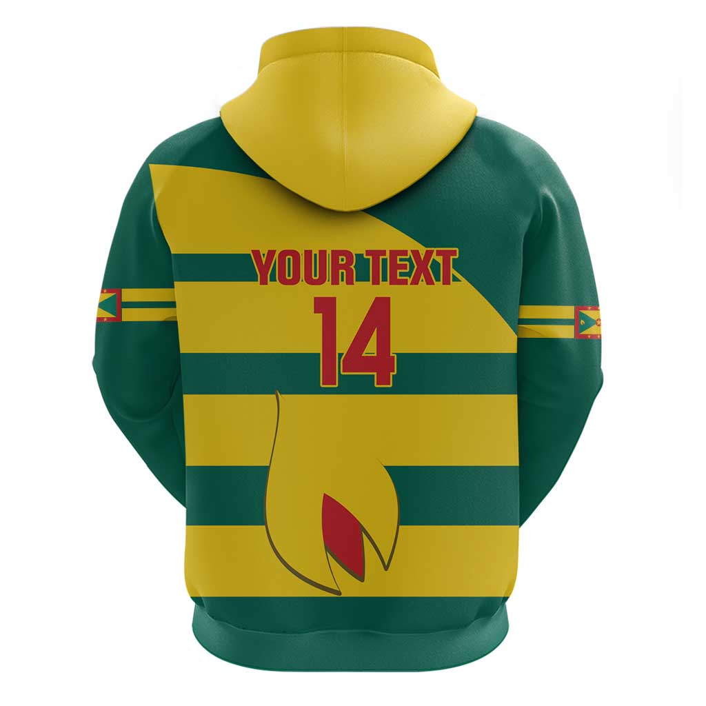 Custom Grenada Football Hoodie Go Spice Boys Green Version LT14