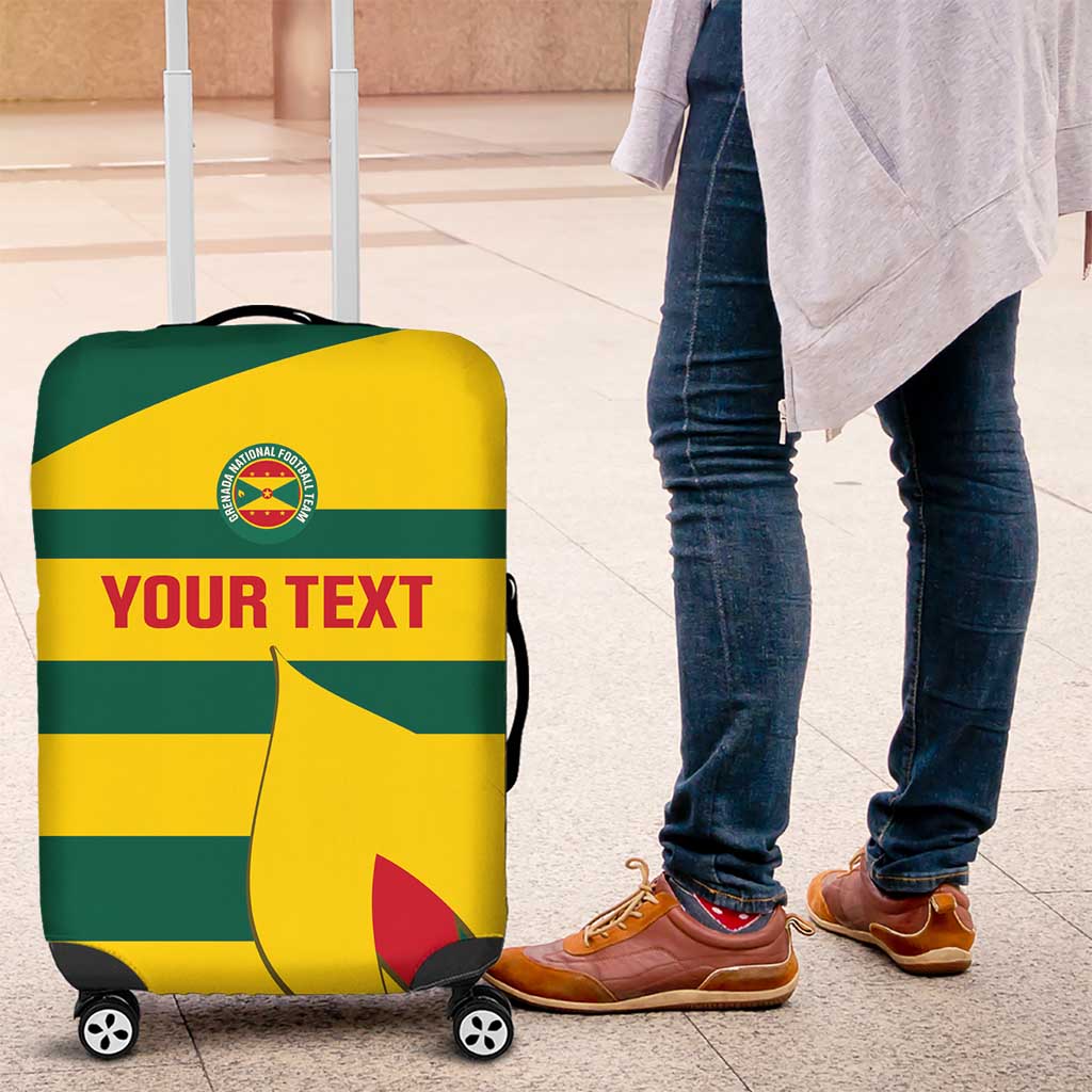 Custom Grenada Football Luggage Cover Go Spice Boys Green Version LT14