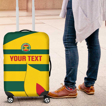 Custom Grenada Football Luggage Cover Go Spice Boys Green Version LT14