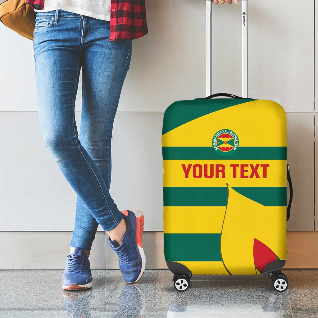 Custom Grenada Football Luggage Cover Go Spice Boys Green Version LT14