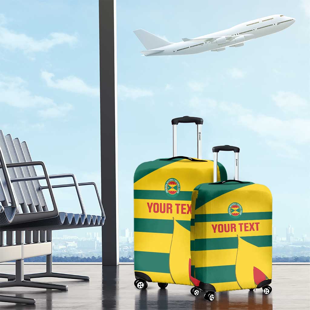 Custom Grenada Football Luggage Cover Go Spice Boys Green Version LT14