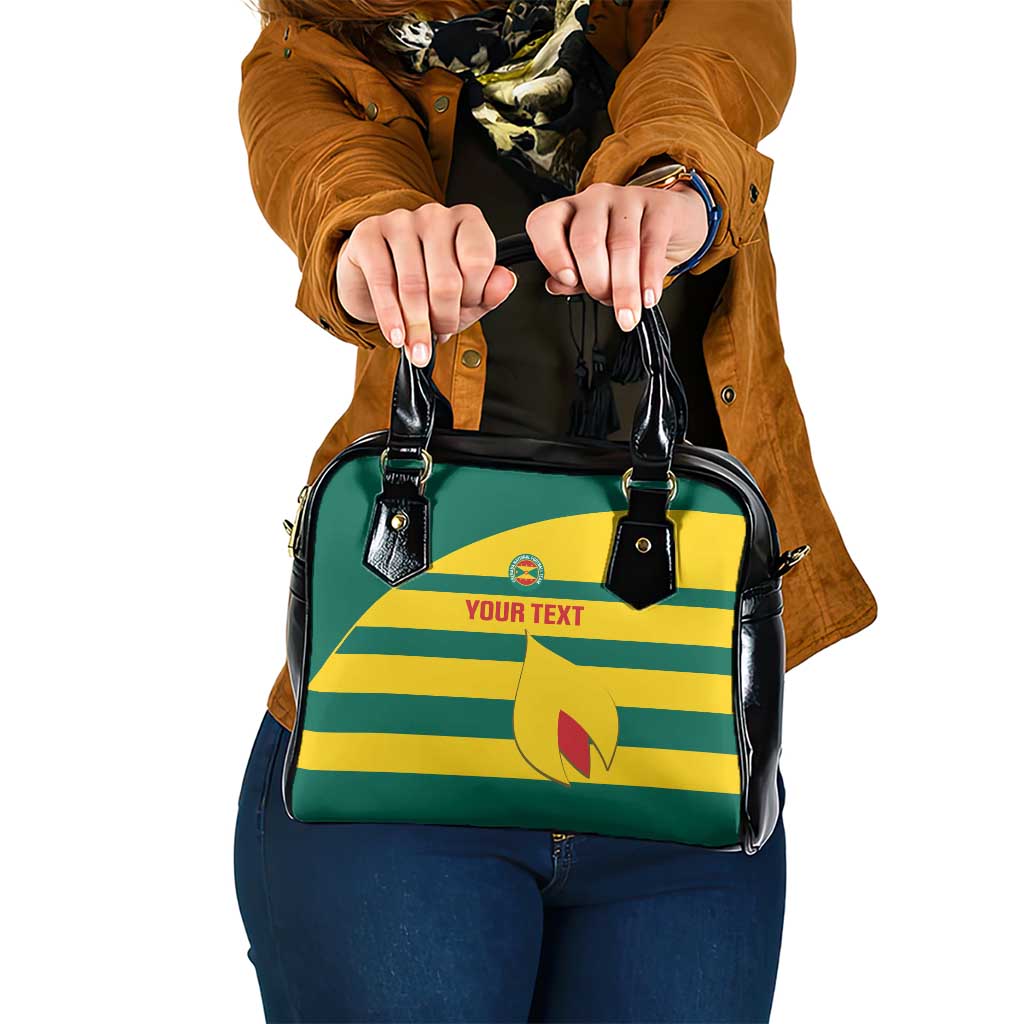Custom Grenada Football Shoulder Handbag Go Spice Boys Green Version LT14