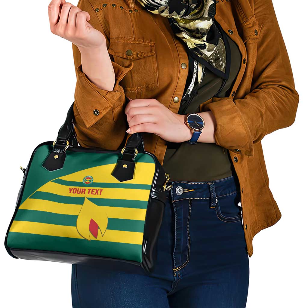 Custom Grenada Football Shoulder Handbag Go Spice Boys Green Version LT14