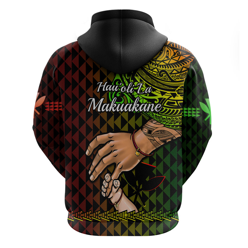 Polynesian Pride Father Day Hawaii Hoodie Kanaka Kakau Hauoli La Makuakane LT14