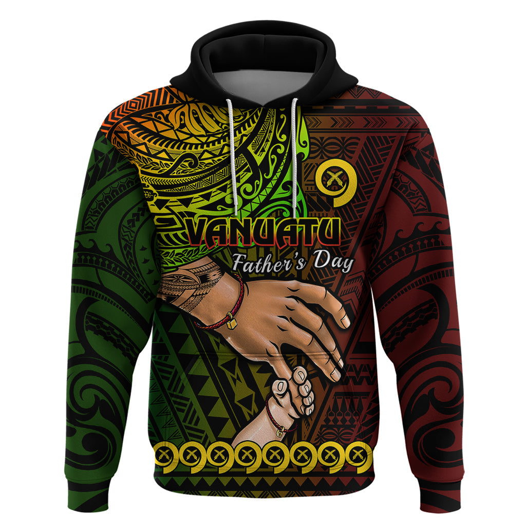 Personalised Father Day Vanuatu Hoodie I Love You Dad Reggae Version LT14