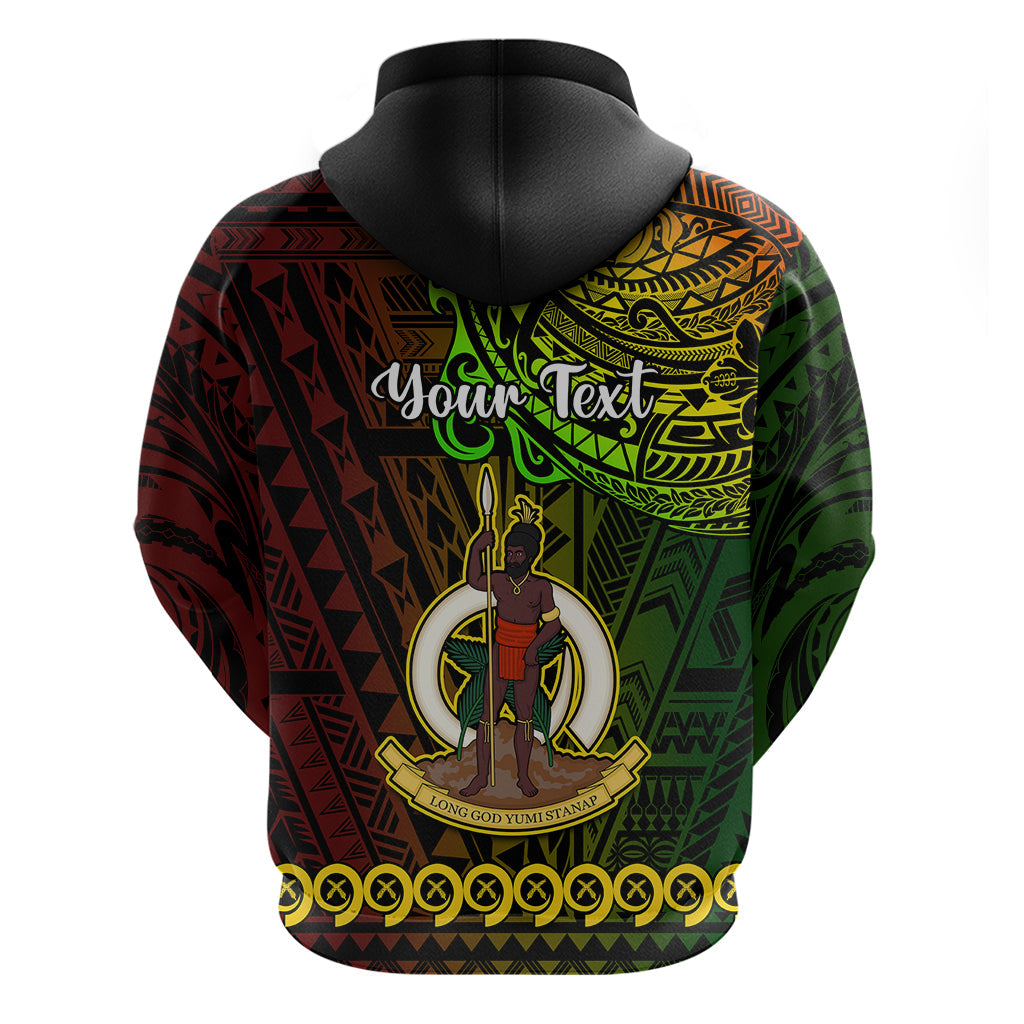 Personalised Father Day Vanuatu Hoodie I Love You Dad Reggae Version LT14