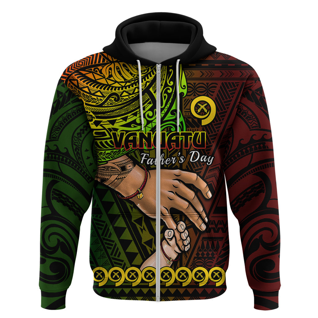 Personalised Father Day Vanuatu Hoodie I Love You Dad Reggae Version LT14