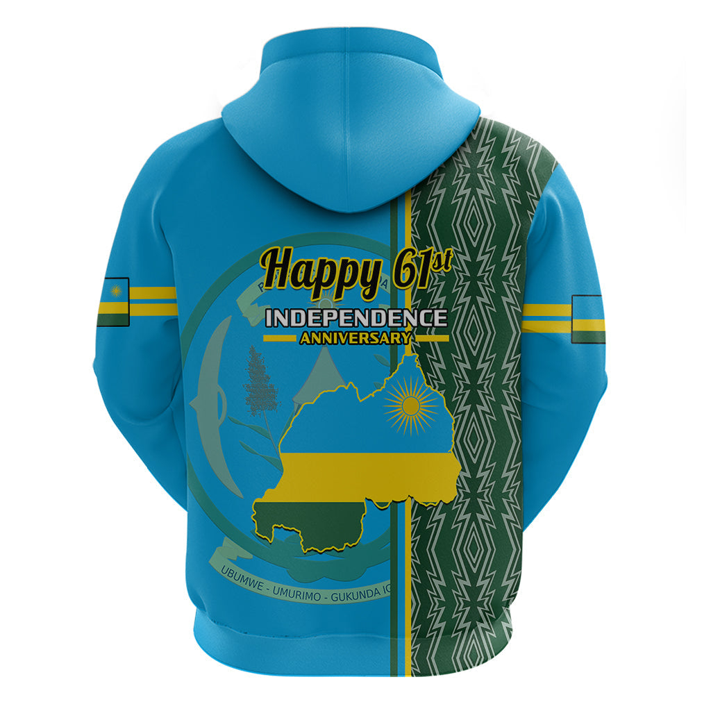1 July Independence Day Rwanda Hoodie African Imigongo Happy 61st Anniversary LT14