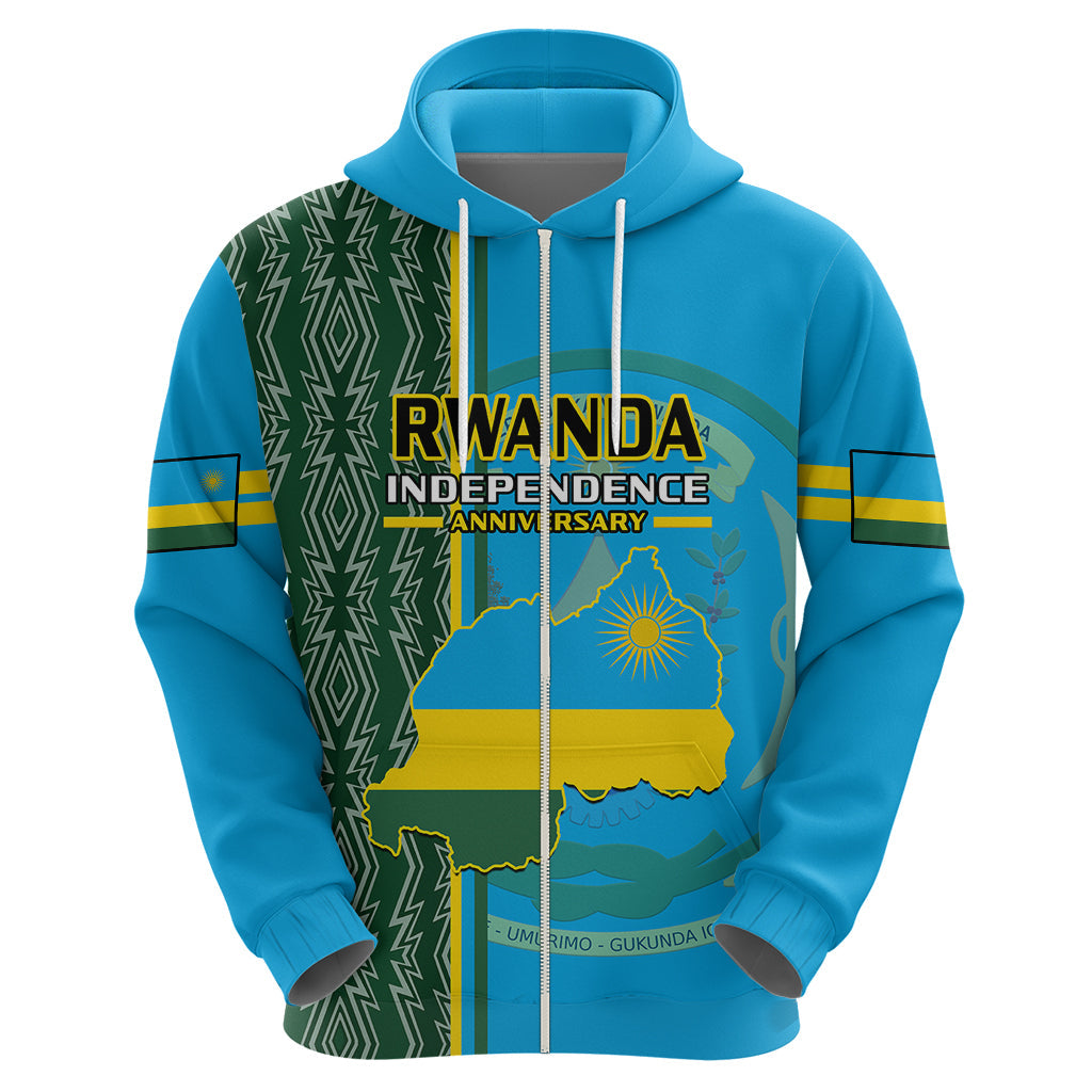 1 July Independence Day Rwanda Hoodie African Imigongo Happy 61st Anniversary LT14