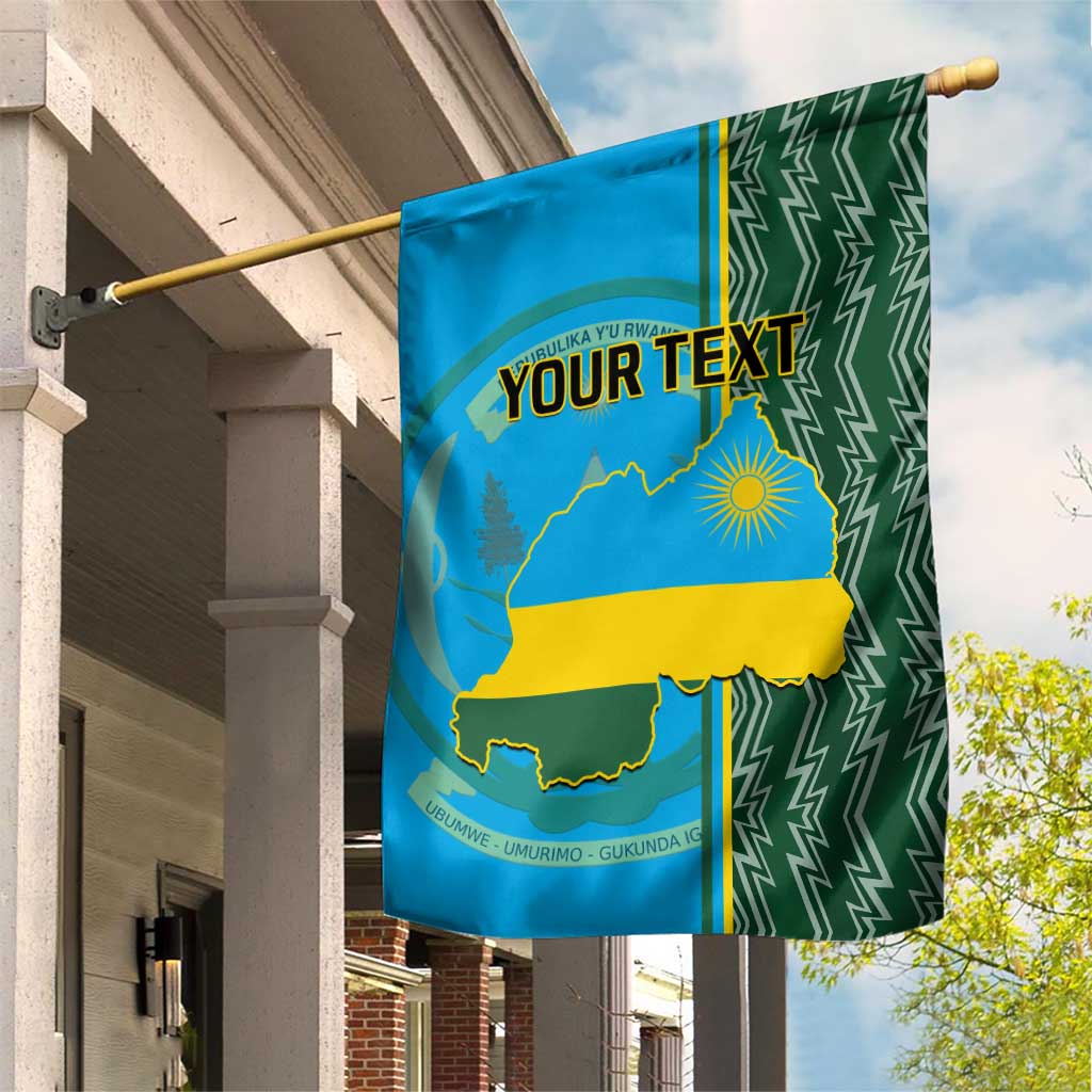 Personalised 1 July Independence Day Rwanda Garden Flag African Imigongo Happy 61st Anniversary LT14