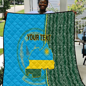 Personalised 1 July Independence Day Rwanda Quilt African Imigongo Happy 61st Anniversary LT14