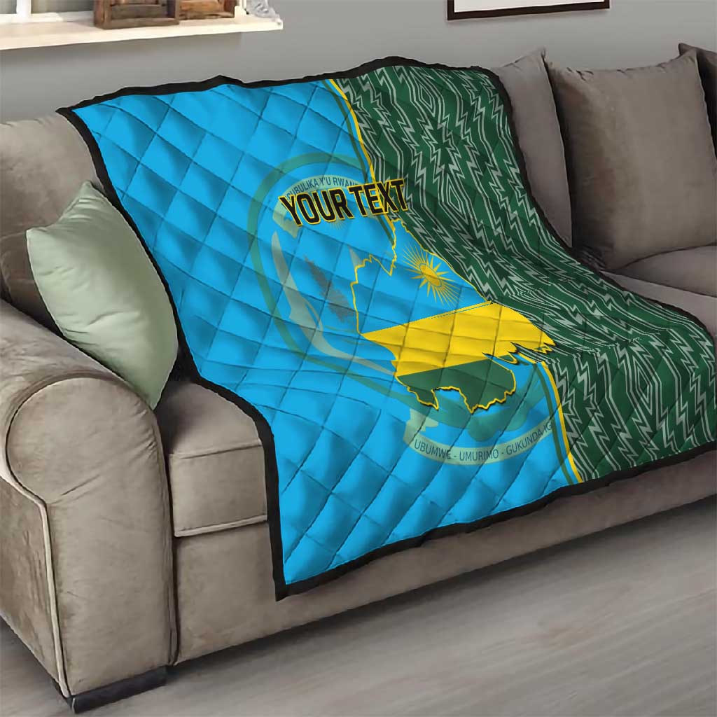 Personalised 1 July Independence Day Rwanda Quilt African Imigongo Happy 61st Anniversary LT14