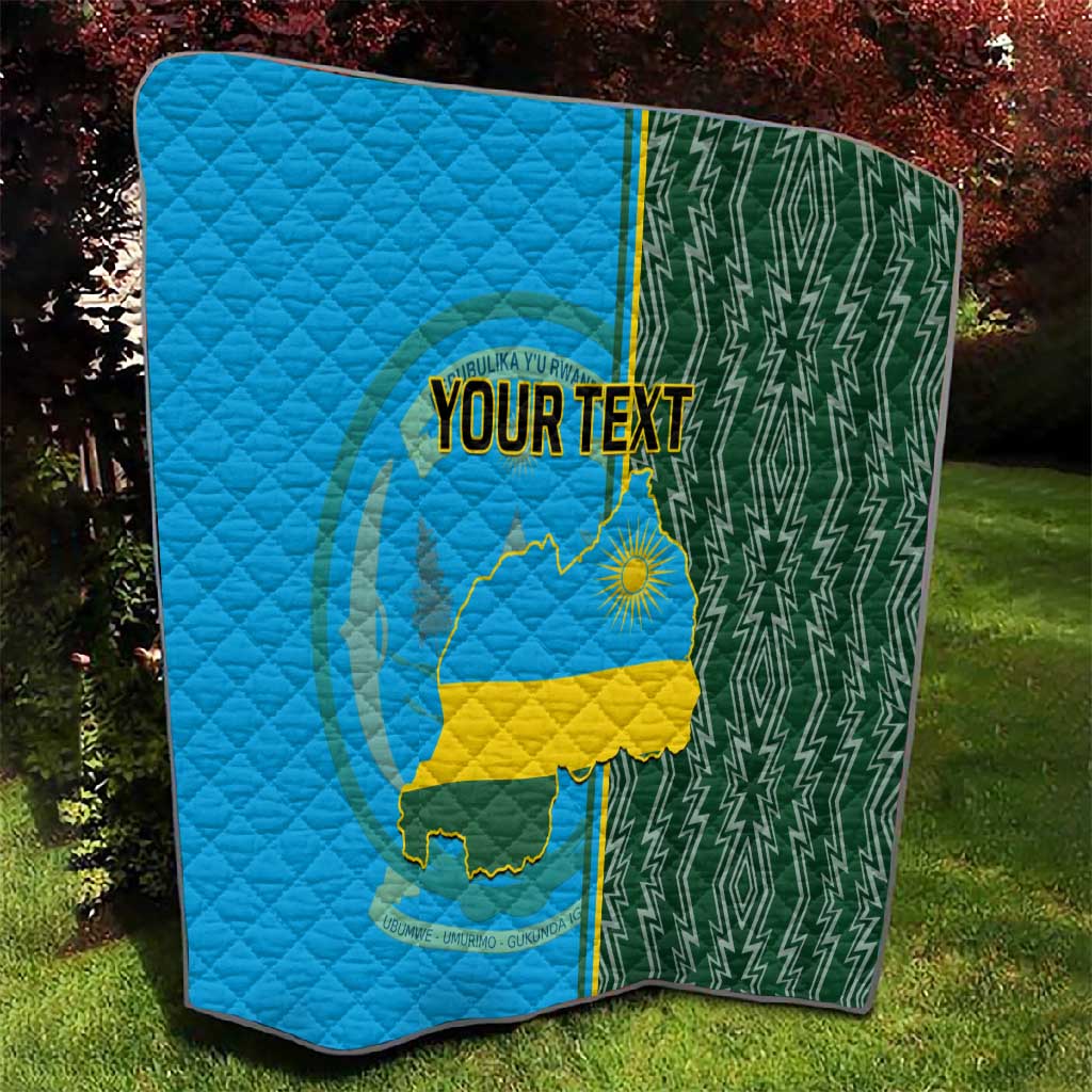 Personalised 1 July Independence Day Rwanda Quilt African Imigongo Happy 61st Anniversary LT14