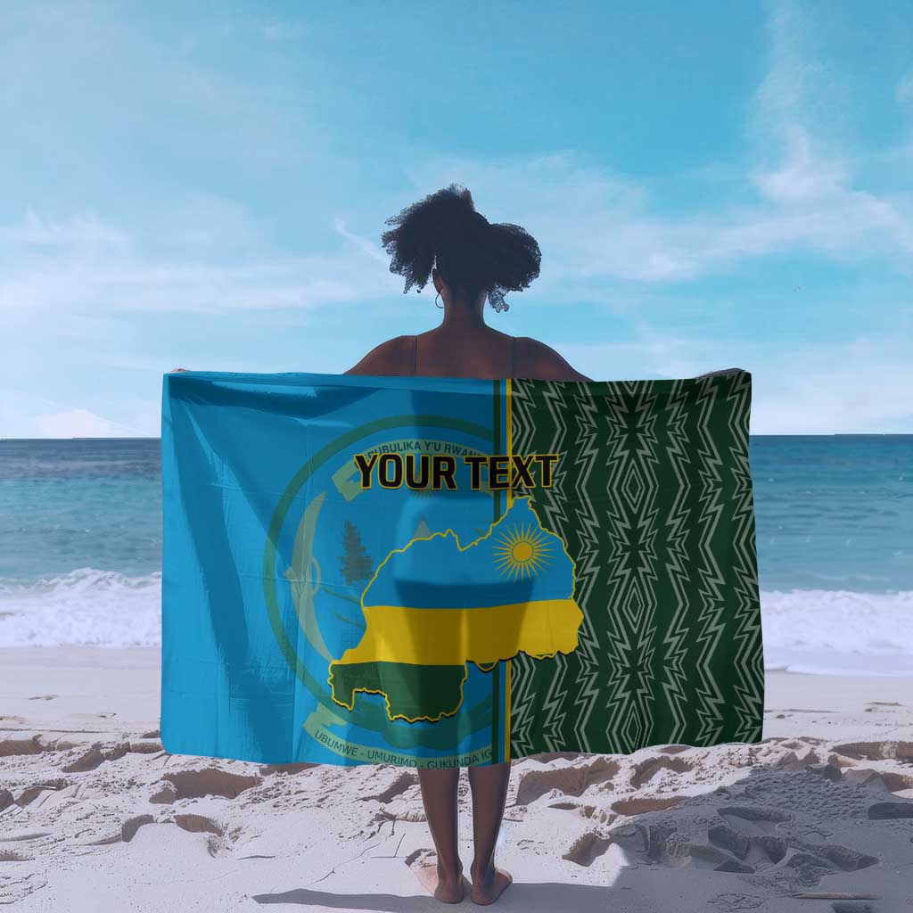 Personalised 1 July Independence Day Rwanda Sarong African Imigongo Happy 61st Anniversary LT14