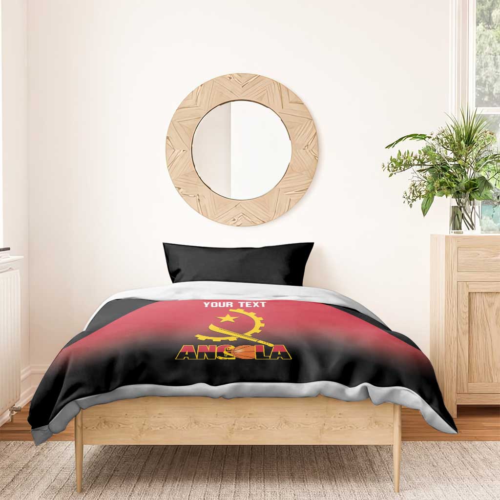 Afro Basketball Custom Angola Bedding Set Go Champions Angolan LT14