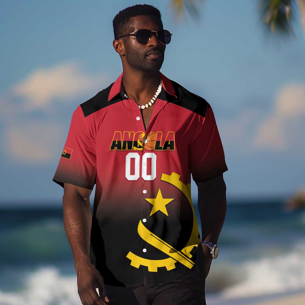 Afro Basketball Custom Angola Hawaiian Shirt Go Champions Angolan LT14