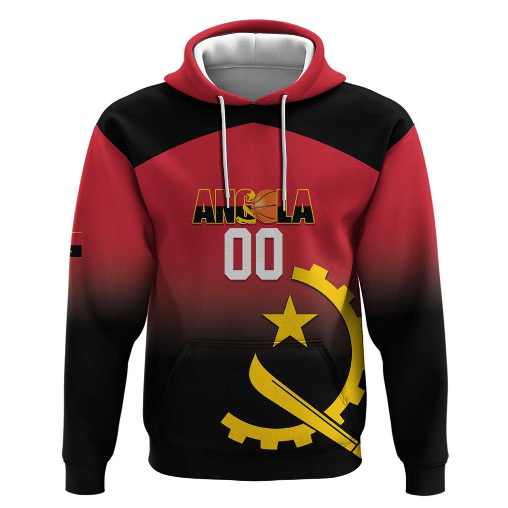 Angola Basketball Custom Hoodie Go Champions Angolan LT14