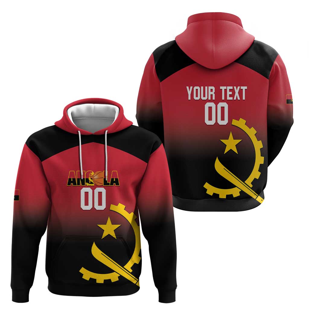 Angola Basketball Custom Hoodie Go Champions Angolan LT14