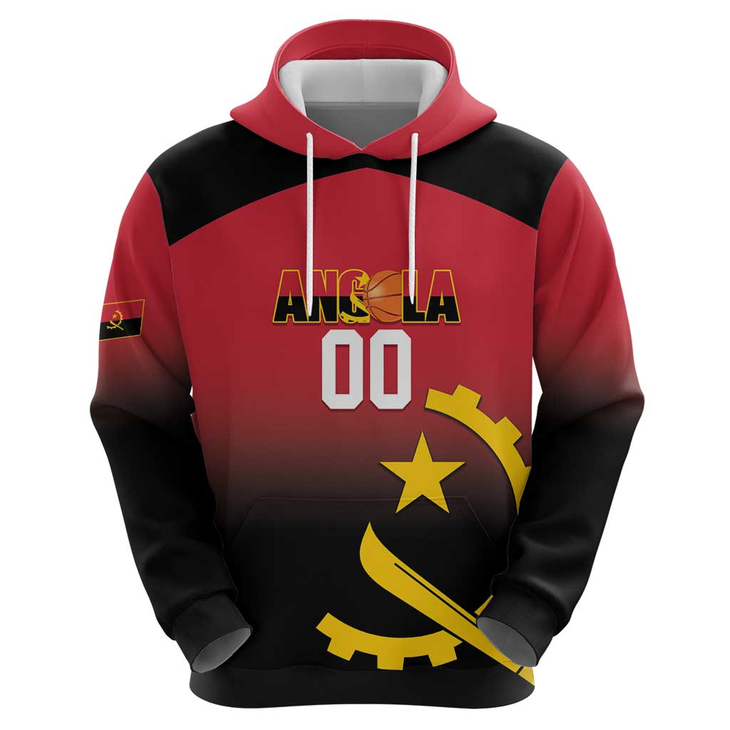 Angola Basketball Custom Hoodie Go Champions Angolan LT14