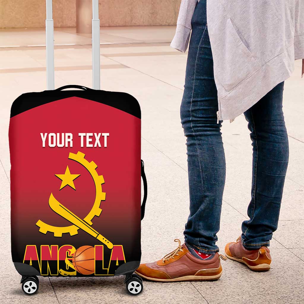 Angola Basketball Custom Luggage Cover Go Champions Angolan LT14