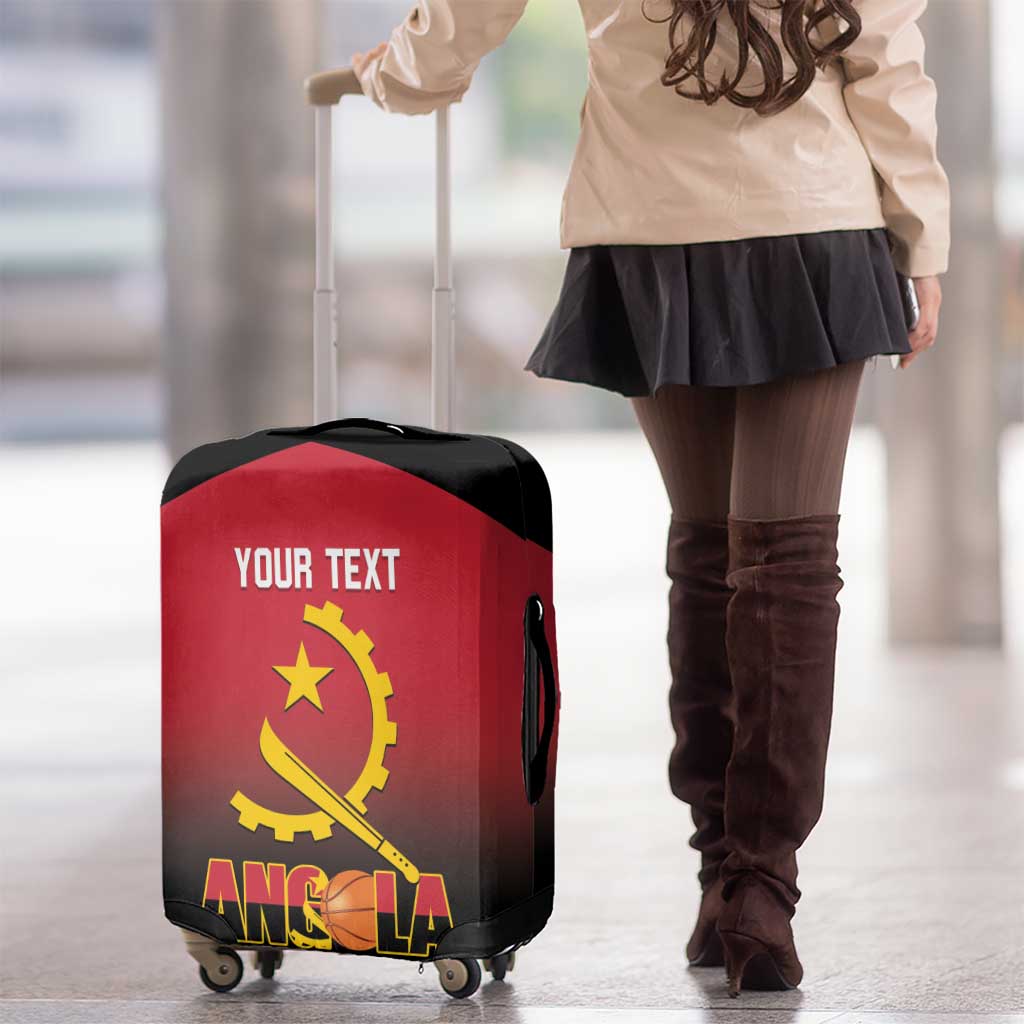 Angola Basketball Custom Luggage Cover Go Champions Angolan LT14