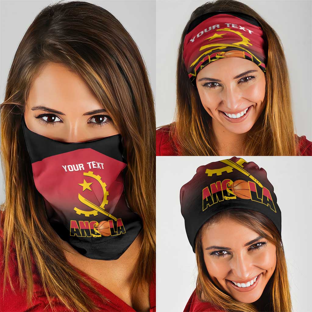 Angola Basketball Custom Neck Gaiter Go Champions Angolan LT14