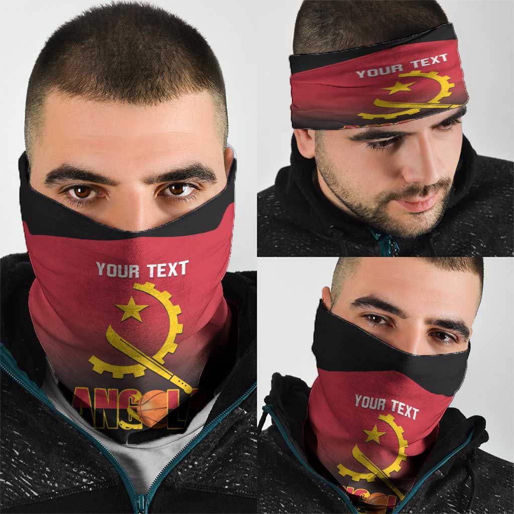 Angola Basketball Custom Neck Gaiter Go Champions Angolan LT14
