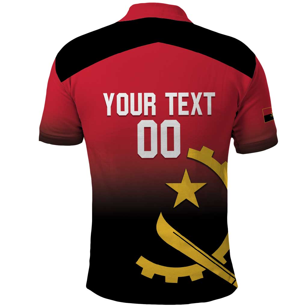 Angola Basketball Custom Polo Shirt Go Champions Angolan LT14