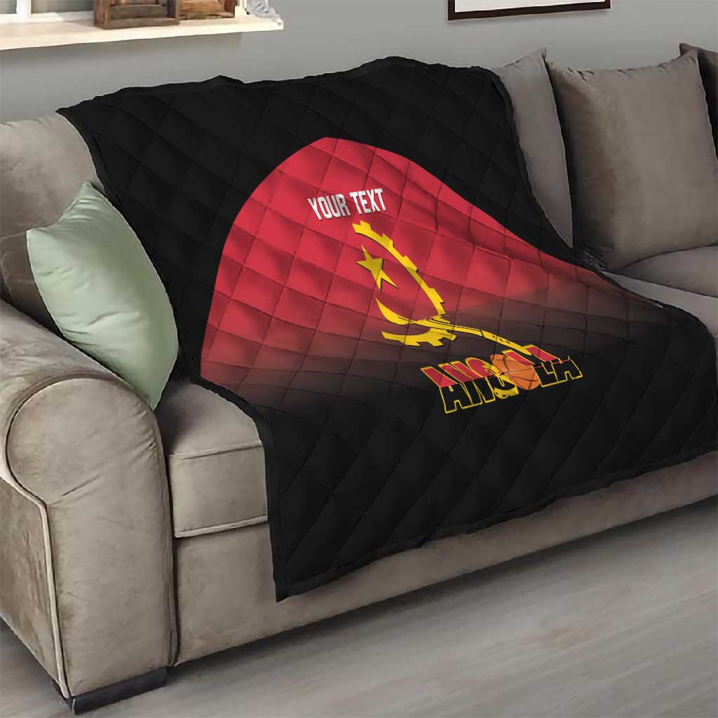 Afro Basketball Custom Angola Quilt Go Champions Angolan LT14